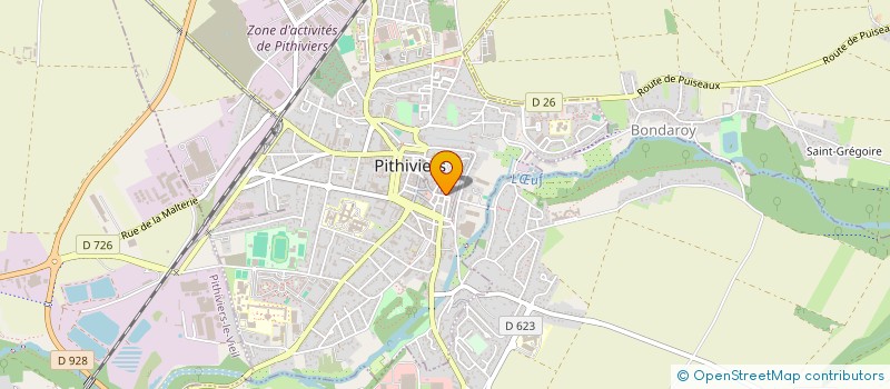 localisation de l'entreprise MADAME DENISE GANGER à PITHIVIERS
