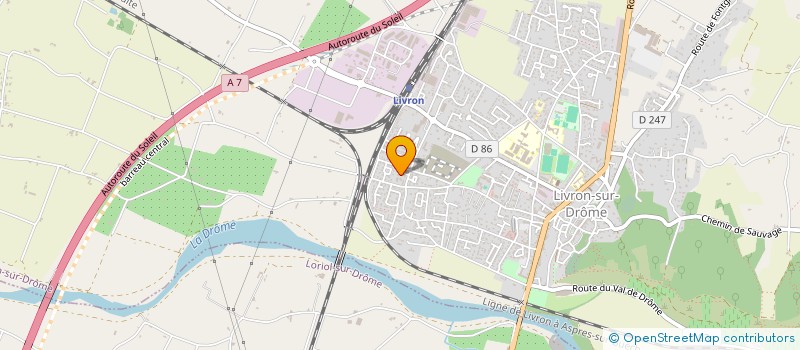 localisation de l'entreprise MADAME DENISE GAUDIMIER  LIVRON-SUR-DROME