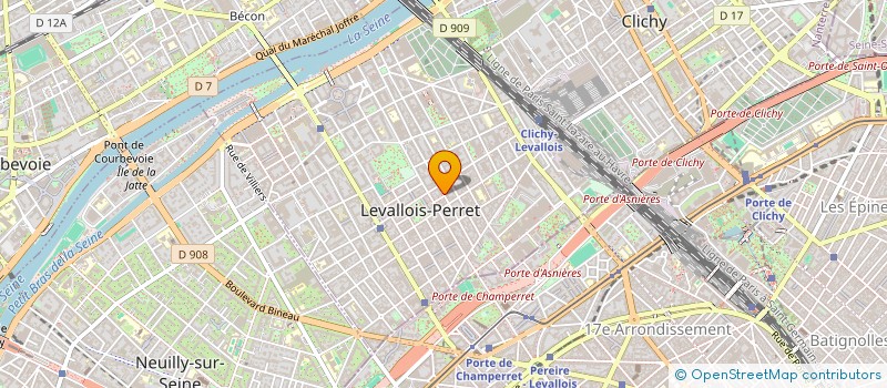 localisation de l'entreprise MADAME DENISE GAUDISSARD à LEVALLOIS PERRET