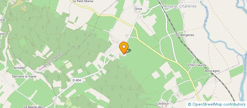 localisation de l'entreprise MADAME DENISE GAURICHON à ANGEAC-CHARENTE