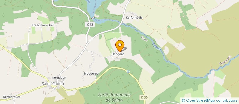localisation de l'entreprise MADAME DENISE GOARNISSON à SIZUN