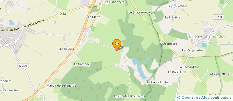 localisation de l'entreprise MADAME DENISE GODIN à TOUROUVRE AU PERCHE