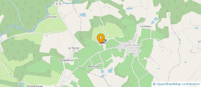 localisation de l'entreprise MADAME DENISE GOMBEAUD  ST VIVIEN