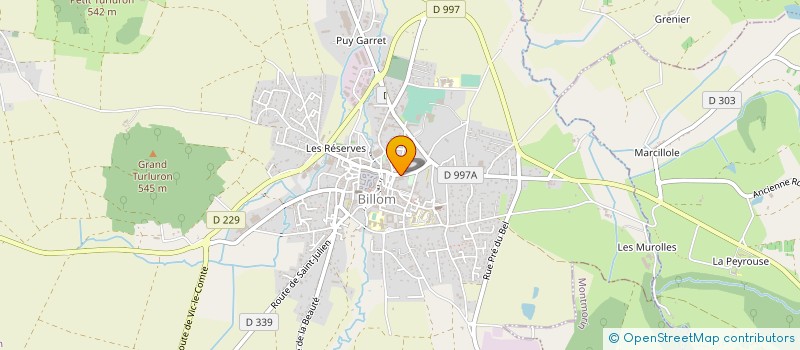 localisation de l'entreprise MADAME DENISE GORCE  BILLOM