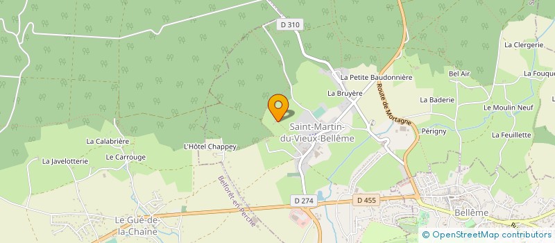 localisation de l'entreprise MADAME DENISE GOUIN à SAINT-MARTIN-DU-VIEUX-BELLEME