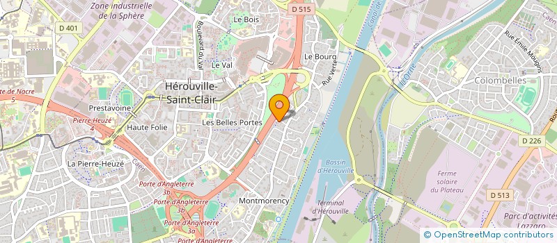 localisation de l'entreprise MADAME DENISE GOULARD  HEROUVILLE-SAINT-CLAIR