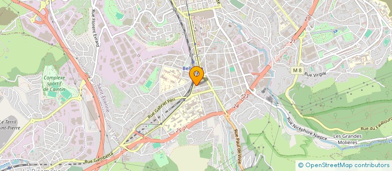 localisation de l'entreprise MADAME DENISE GOUYS  SAINT-ETIENNE