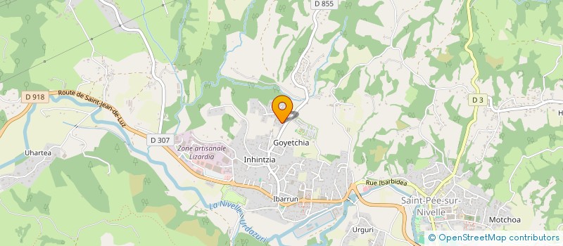 localisation de l'entreprise MADAME DENISE GRANDJEAN  SAINT-PEE-SUR-NIVELLE