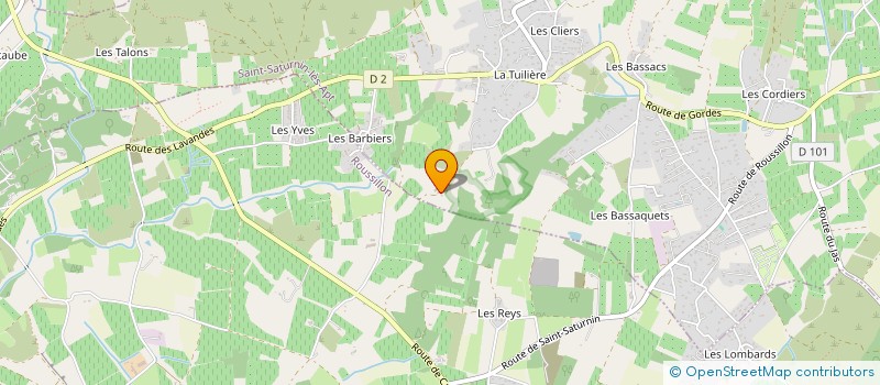 localisation de l'entreprise MADAME DENISE GUIGOU à SAINT-SATURNIN-LES-APT