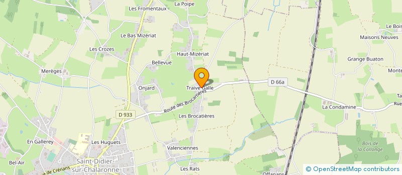 localisation de l'entreprise MADAME DENISE GUILLARD  GARNERANS