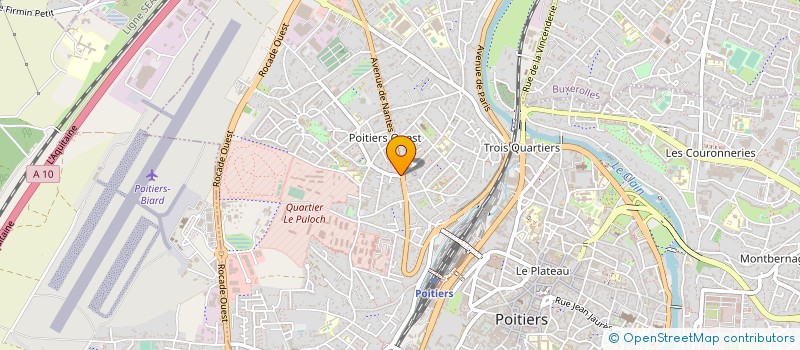 localisation de l'entreprise MADAME DENISE GUILLAUD  POITIERS