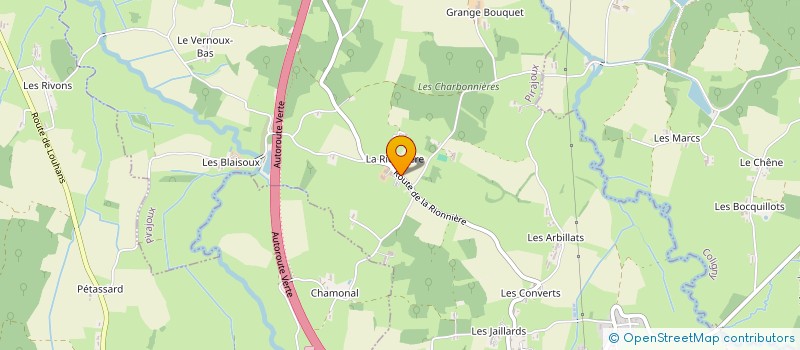 localisation de l'entreprise MADAME DENISE GUILLERMIN  PIRAJOUX