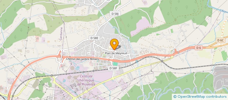 localisation de l'entreprise MADAME DENISE GUIRAND  MEYREUIL