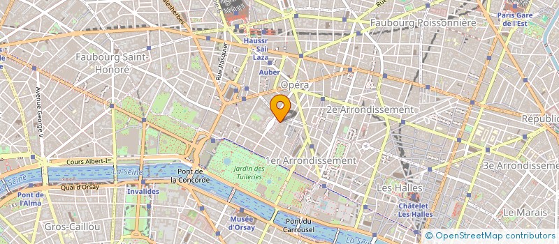 localisation de l'entreprise MADAME DENISE HARARI à PARIS