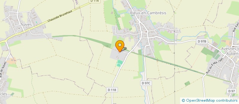 localisation de l'entreprise MADAME DENISE HENNIAUX à RIEUX-EN-CAMBRESIS