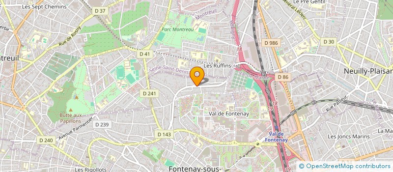 localisation de l'entreprise MADAME DENISE HENOCQ à FONTENAY-SOUS-BOIS