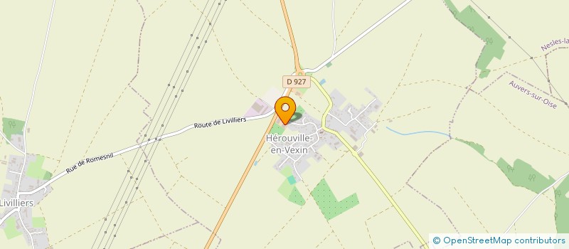 localisation de l'entreprise MADAME DENISE HEUDE  HEROUVILLE-EN-VEXIN