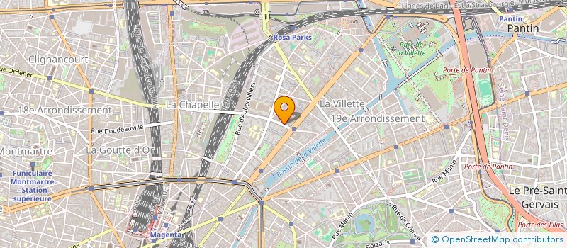 localisation de l'entreprise MADAME DENISE HOUSSARD  PARIS