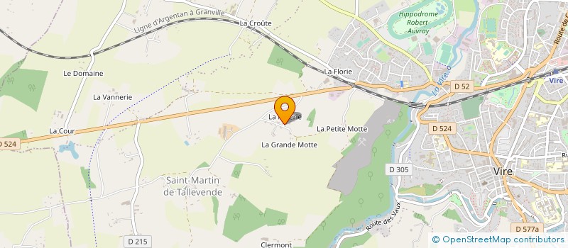 localisation de l'entreprise MADAME DENISE HUBERT à VIRE-NORMANDIE