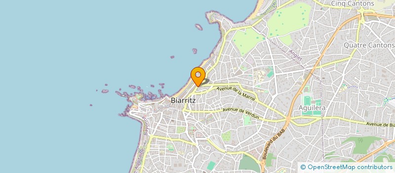 localisation de l'entreprise MADAME DENISE HUON  BIARRITZ