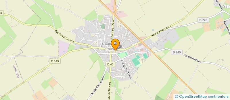 localisation de l'entreprise MADAME DENISE HURE  TERRES-DE-CAUX