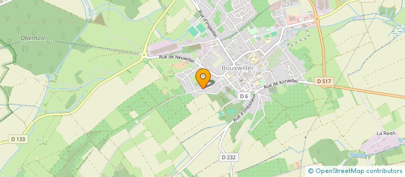 localisation de l'entreprise MADAME DENISE HUSS  BOUXWILLER