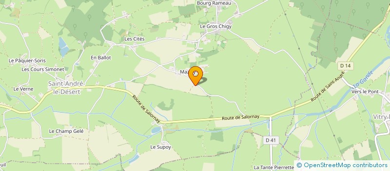 localisation de l'entreprise MADAME DENISE JANIN  SUIN