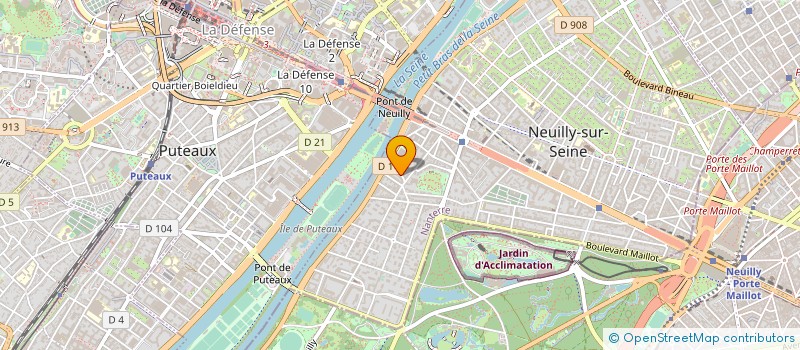 localisation de l'entreprise MADAME DENISE JOBERT à NEUILLY-SUR-SEINE