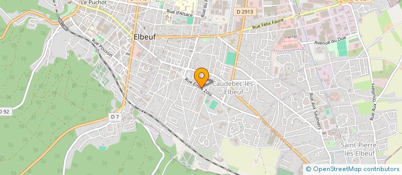 localisation de l'entreprise MADAME DENISE LABIFFE  CAUDEBEC-LES-ELBEUF