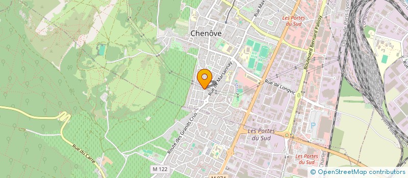 localisation de l'entreprise MADAME DENISE LACOSTE  CHENOVE