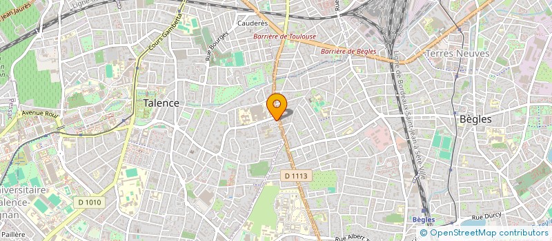 localisation de l'entreprise MADAME DENISE LAMARQUE  TALENCE