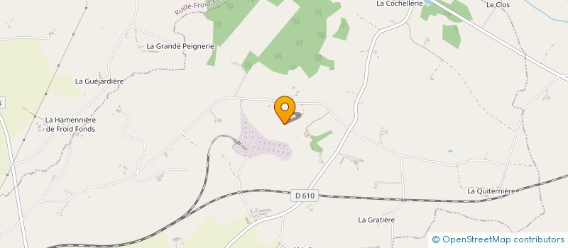 localisation de l'entreprise MADAME DENISE LANDAIS  FROMENTIERES