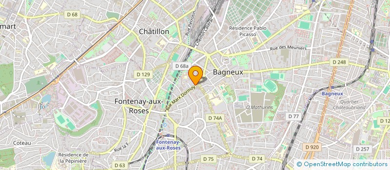 localisation de l'entreprise MADAME DENISE LANGUILLE à FONTENAY-AUX-ROSES