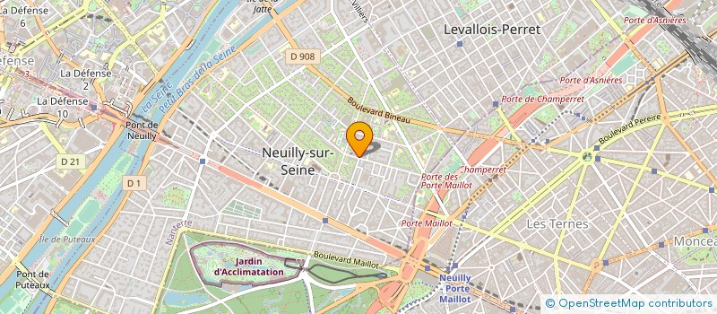 localisation de l'entreprise MADAME DENISE LANNEAU à NEUILLY-SUR-SEINE