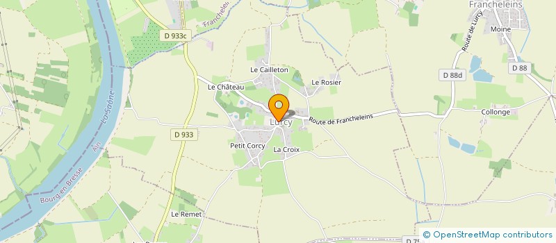 localisation de l'entreprise MADAME DENISE LARDET à FRANCHELEINS