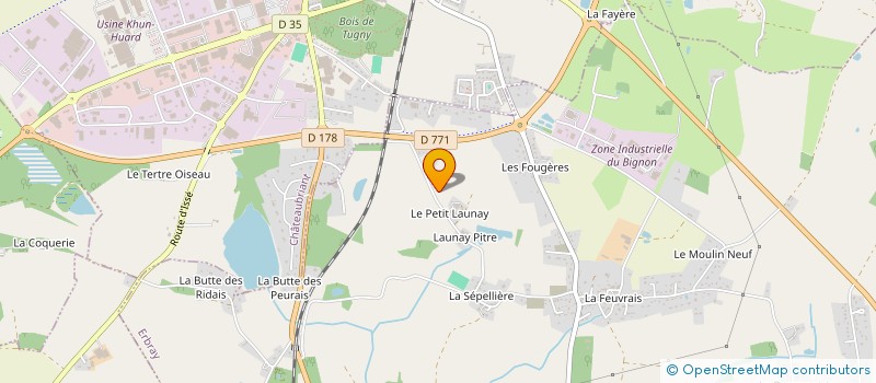localisation de l'entreprise MADAME DENISE LARUE à ERBRAY