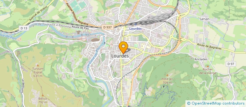 localisation de l'entreprise MADAME DENISE LASALA à LOURDES