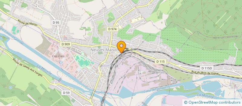 localisation de l'entreprise MADAME DENISE LAURENT  NEUVES-MAISONS