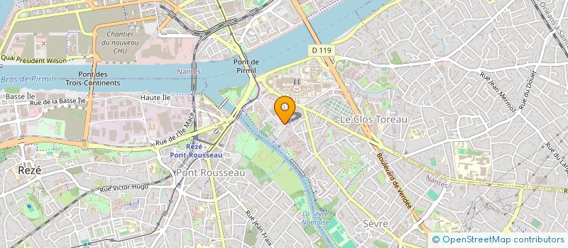 localisation de l'entreprise MADAME DENISE LAVAINE  LE MANS