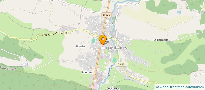 localisation de l'entreprise MADAME DENISE LAZERGES à TROYE-D'ARIEGE
