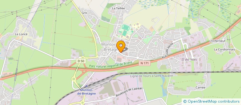 localisation de l'entreprise MADAME DENISE LE DORTZ  MONTOIR-DE-BRETAGNE