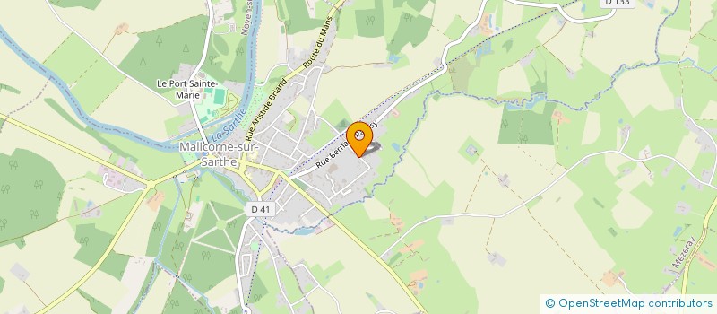 localisation de l'entreprise MADAME DENISE LEBRETON  MALICORNE-SUR-SARTHE