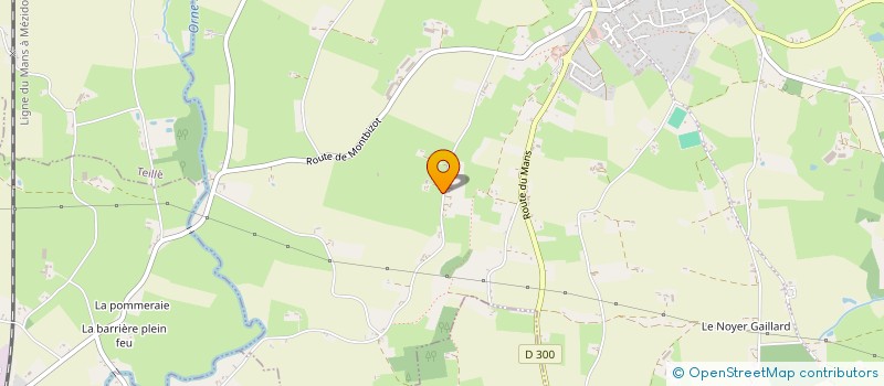 localisation de l'entreprise MADAME DENISE LECHAT  BALLON-SAINT MARS