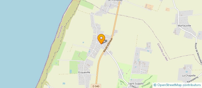 localisation de l'entreprise MADAME DENISE LEGROS  OCTEVILLE-SUR-MER