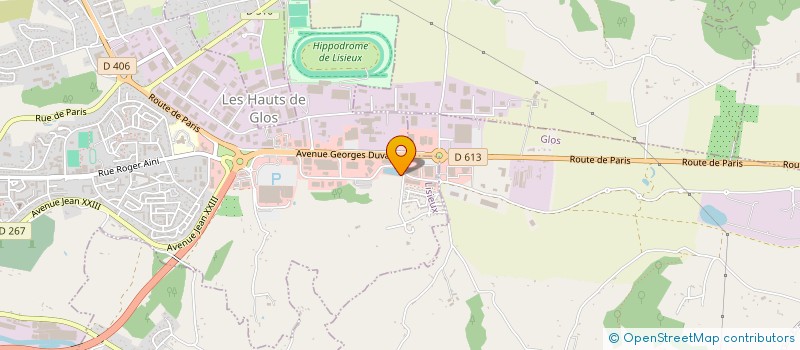 localisation de l'entreprise MADAME DENISE LEPAILLEUR  LISIEUX