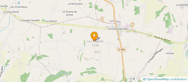 localisation de l'entreprise MADAME DENISE LESENECHAL à LA CHAPELLE-UREE