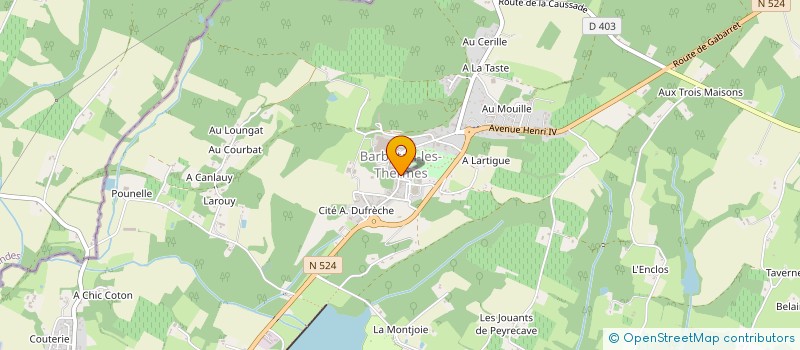 localisation de l'entreprise MADAME DENISE LESPIAUCQ à CAZAUBON
