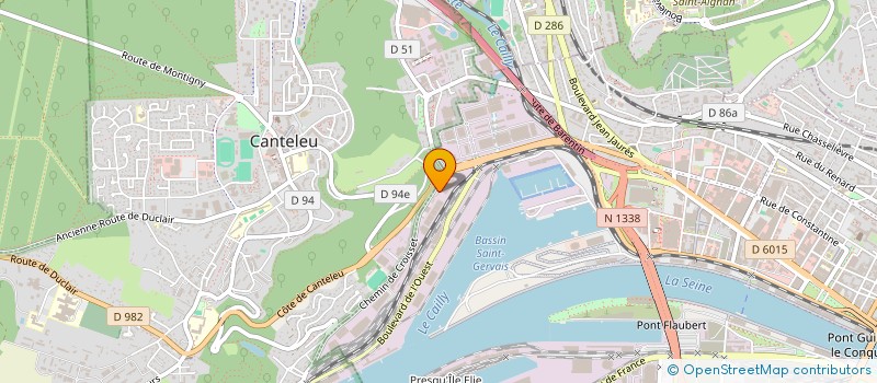 localisation de l'entreprise MADAME DENISE LETERME à ROUEN