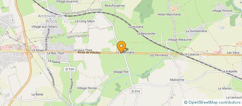 localisation de l'entreprise MADAME DENISE LETOURNEUR  SAINT-PLANCHERS