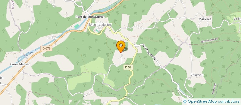 localisation de l'entreprise MADAME DENISE LETRADO  MONTCABRIER